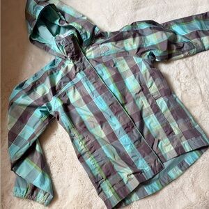 The North Face Kids Plaid Jacket - Blue and Gray